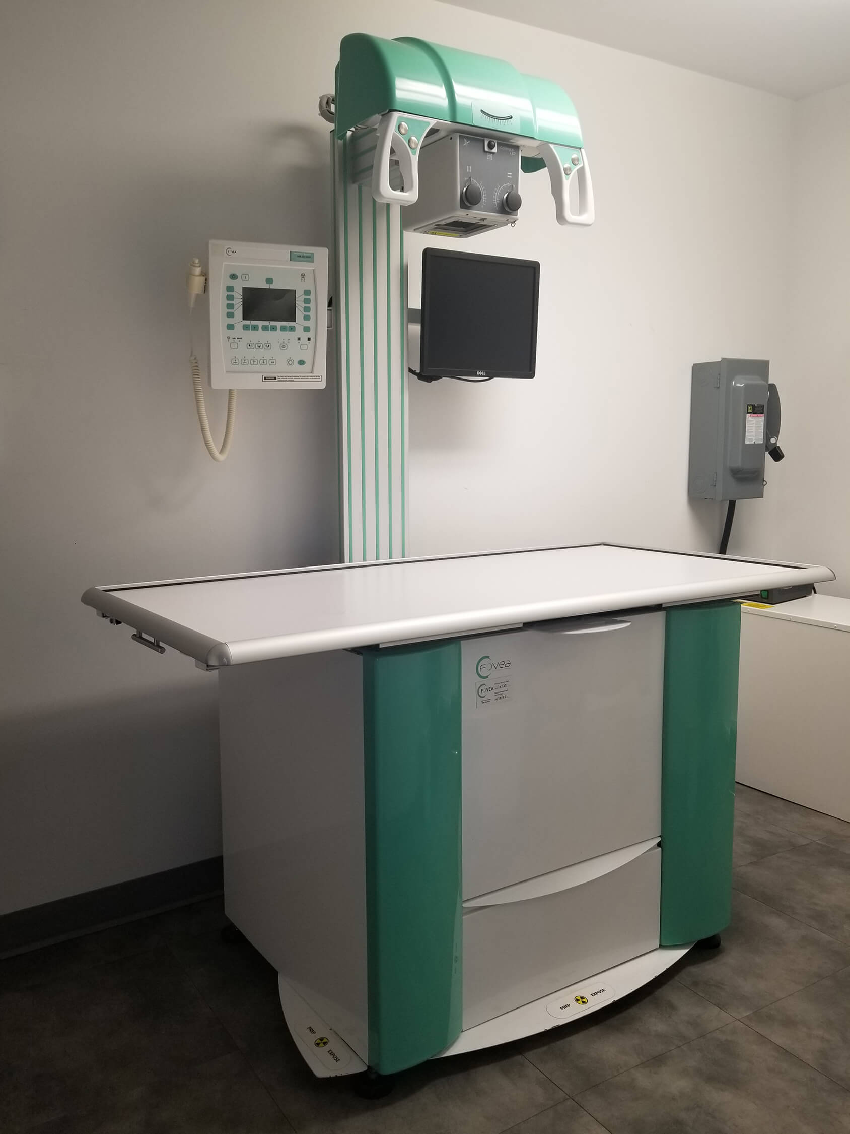 Xray room machine